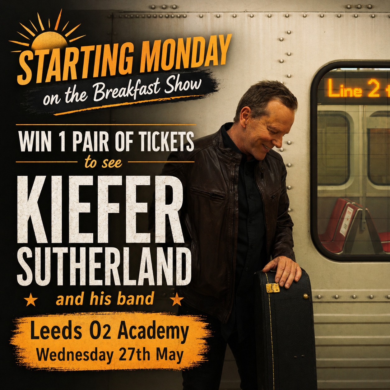 Win Tickets to See Kiefer Sutherland Live