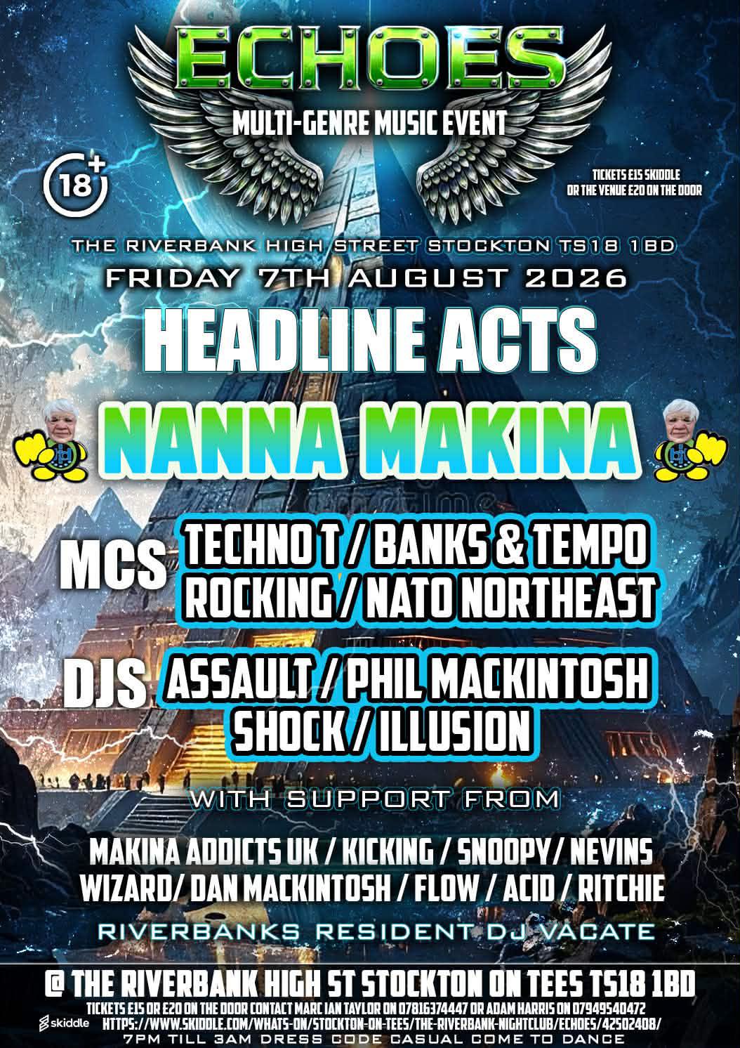 Echoes Set to Bring Multi‑Genre Mayhem to Stockton This August