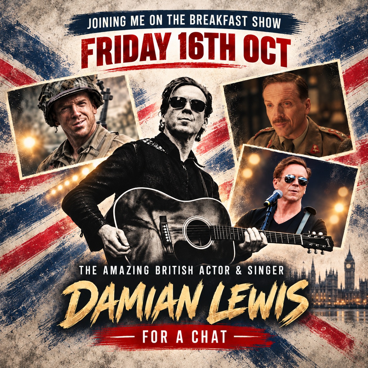 Damian Lewis Joins Piers For Friday Breakfast